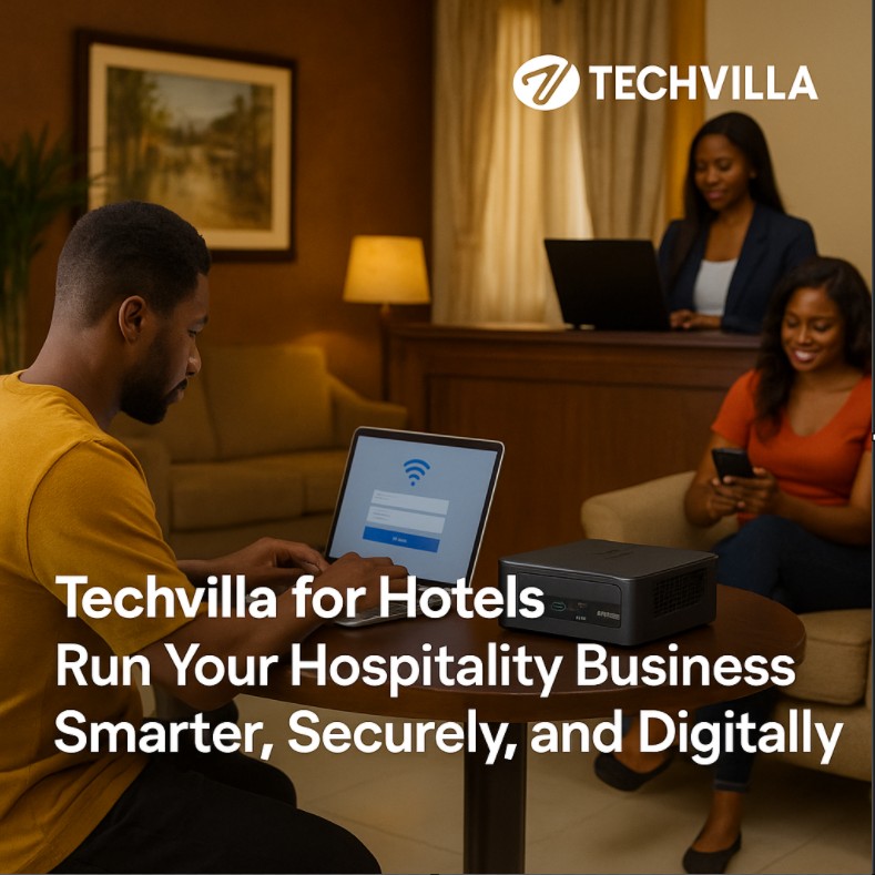 Techvilla for Hotels: Secure WiFi, Bookings & Guest Management