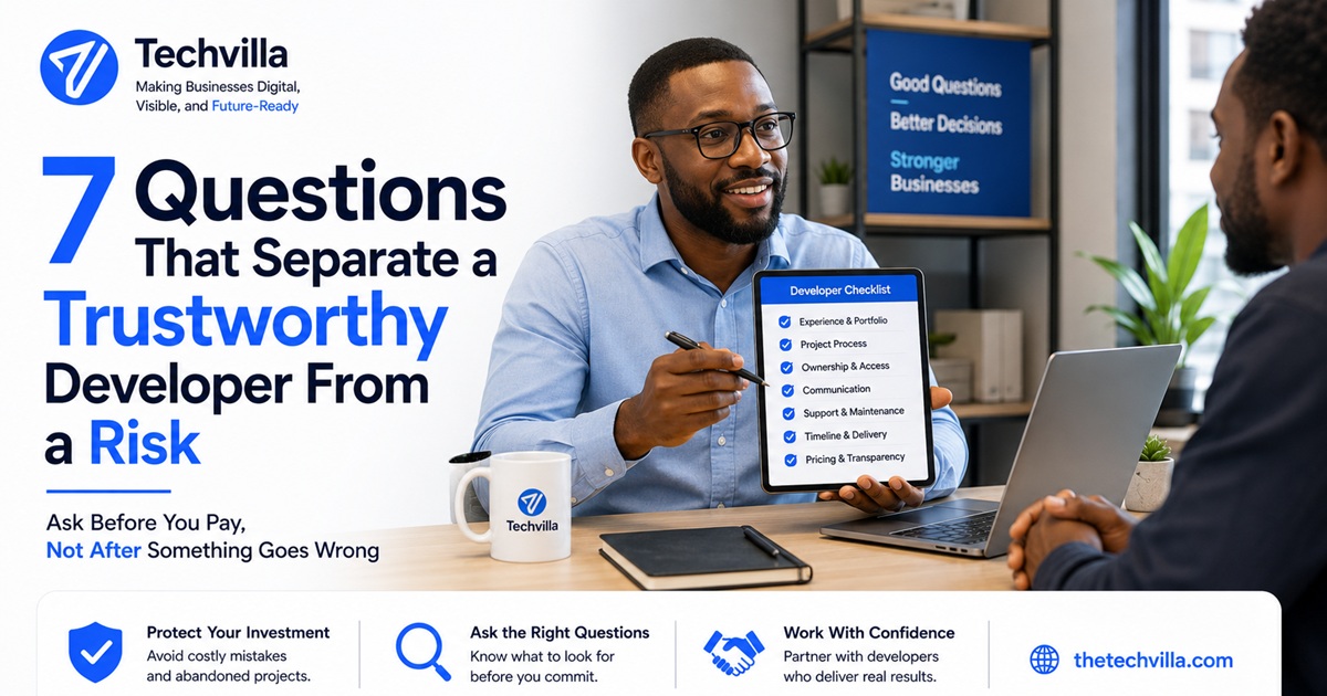 7 Questions to Ask Before Hiring a Website Developer in Nigeria